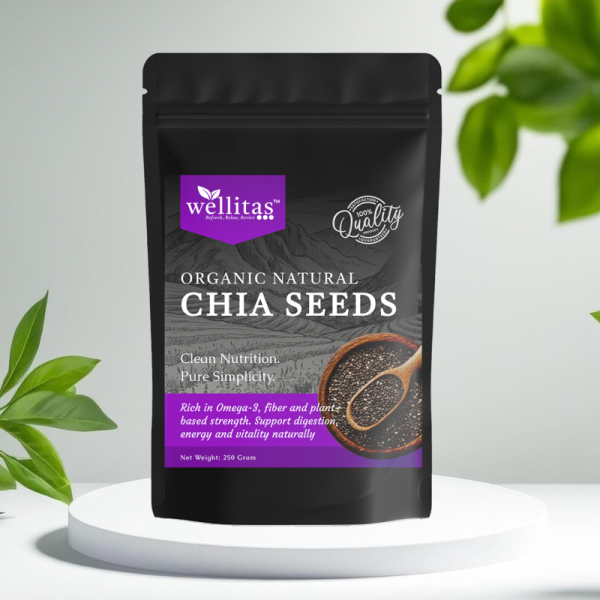 Organic Natural Chia Seeds - 250GM