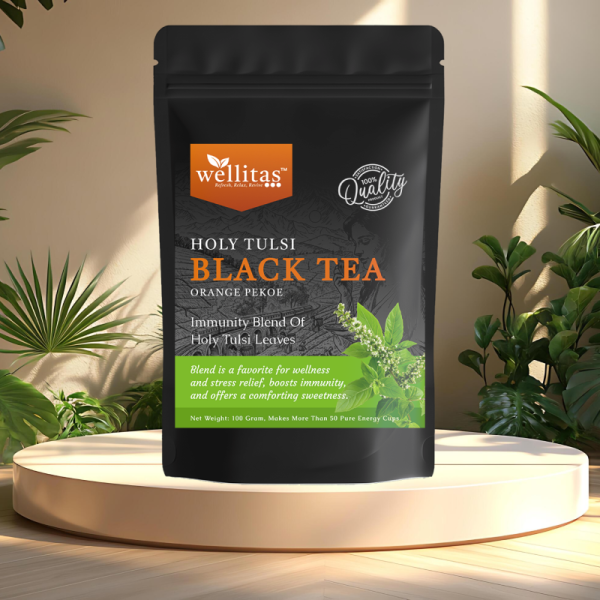Holy Tulsi Black Tea - 100GM